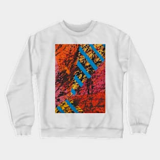 Corner Splatter # 8 Crewneck Sweatshirt